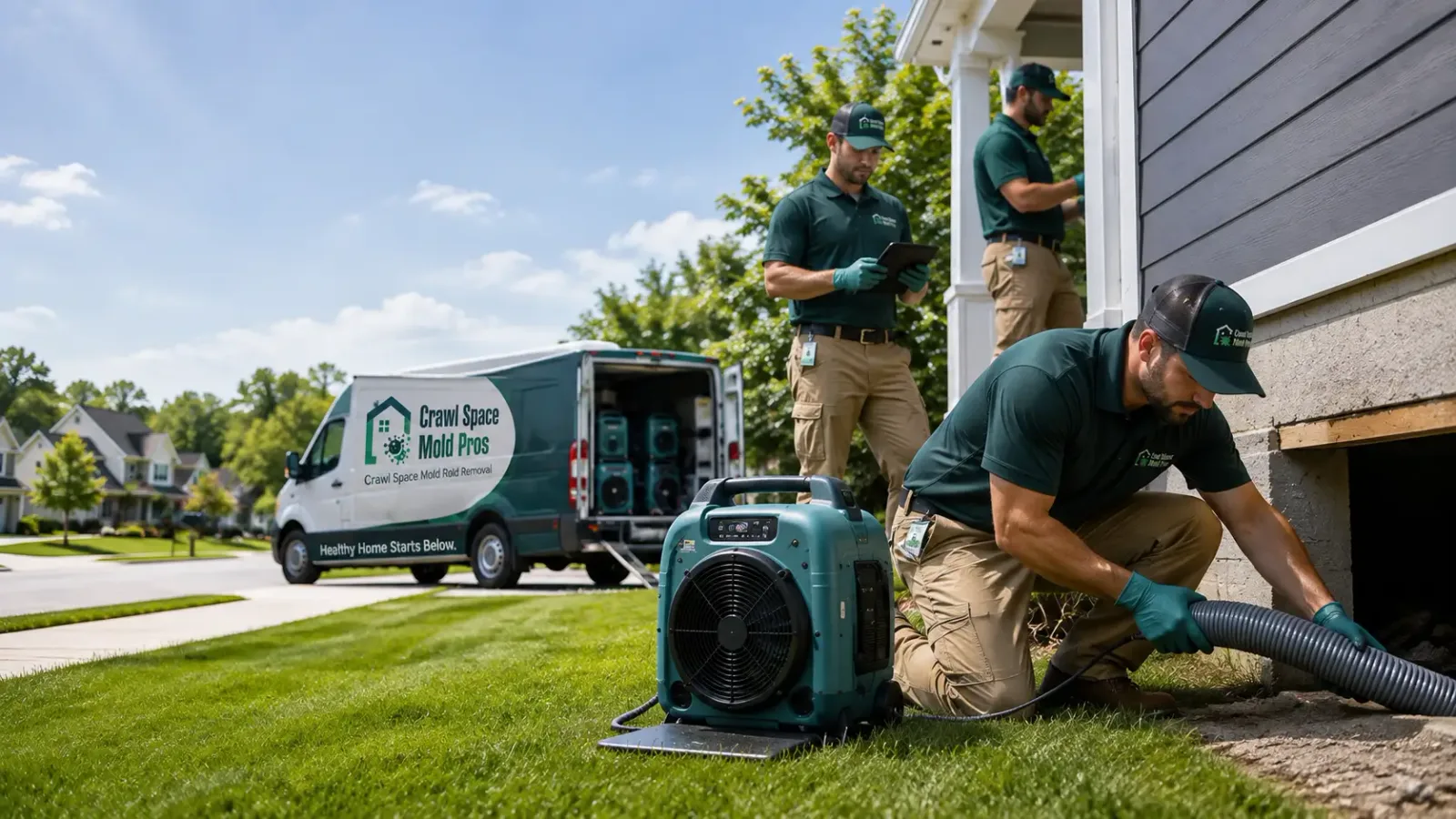Crawl Space Mold Removal in Barronett, WI